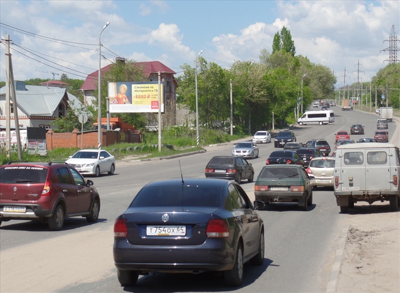 Фотография рекламного носителя, тип: Билборд 3x6, адрес: Утесная ул. Х Танкистов пр-зд., д.201, Саратов, Саратовская область, Россия. Сторона Б №819252