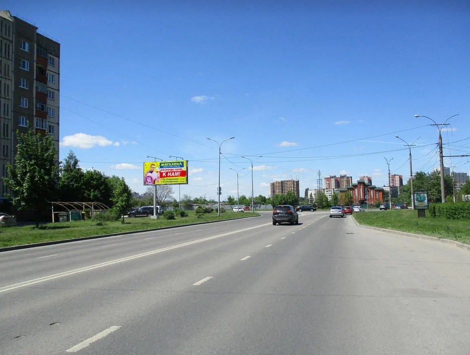 Фотография рекламного носителя, тип: Билборд 3x6, адрес: 60-летия СССР пр-т., р-он Парк Победы, Липецк, Липецкая область, Россия. Сторона Б №1075693