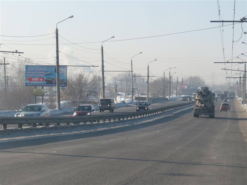 Фотография рекламного носителя, тип: Билборд 3x6, адрес: Пограничников ул., д.106, Красноярск, Красноярский край, Россия. Сторона Б №458074