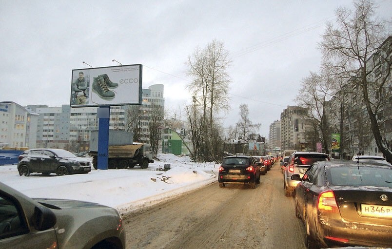 Фотография рекламного носителя, тип: Билборд 3x6, адрес: Ломоносова пр-т., д.136, Архангельск, Архангельская область, Россия. Сторона А №667245
