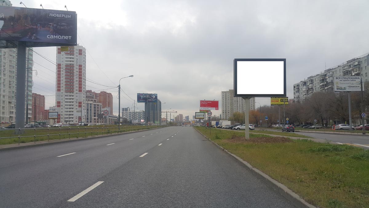 Фотография рекламного носителя, тип: Ситиборд 2.7x3.7, адрес: Комсомольский пр-т., д.11, Люберцы, Московская область, Россия. Сторона A №836839