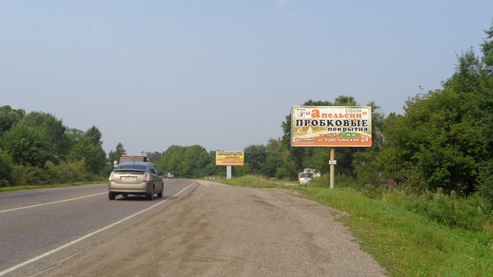 Фотография рекламного носителя, тип: Билборд 3x6, адрес: а/д Хабаровск-Владивосток, 670 700м, Уссурийск, Приморский край, Россия. Сторона А №791303