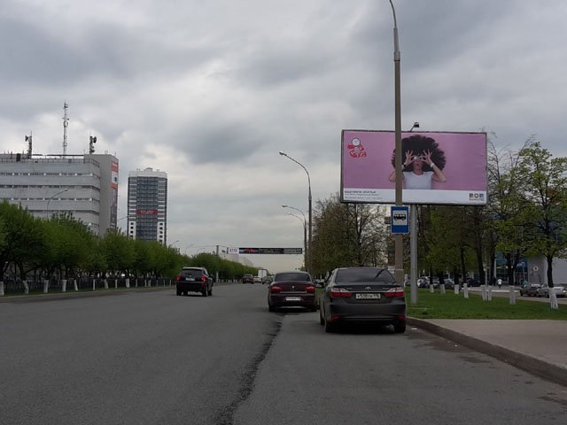 Фотография рекламного носителя, тип: Билборд 3x6, адрес: Мира пр-т., д.11/14, Набережные Челны, Республика Татарстан, Россия. Сторона A №869311