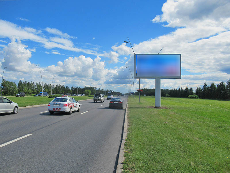 Фотография рекламного носителя, тип: Билборд 3x6, адрес: Пулковское ш., д.37, корп.4, поз.1, Санкт-Петербург, Россия. Сторона А1-A10 №635405