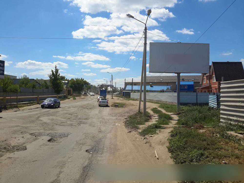 Фотография рекламного носителя, тип: Билборд 3x6, адрес: Шоссейная ул. Х Овражной ул., Оренбург, Оренбургская область, Россия. Сторона A №648097