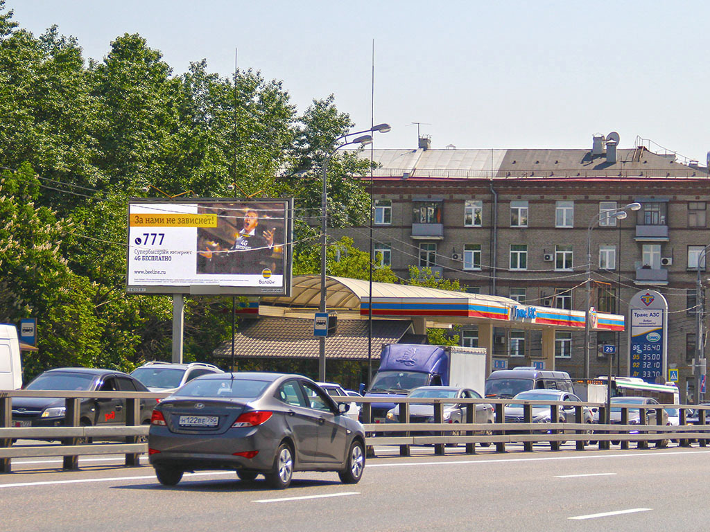 Фотография рекламного носителя, тип: Билборд 3x6, адрес: ТТК Х 1-я Рыбинская ул., Москва, Россия. Сторона Bh1-Bh4 №938537