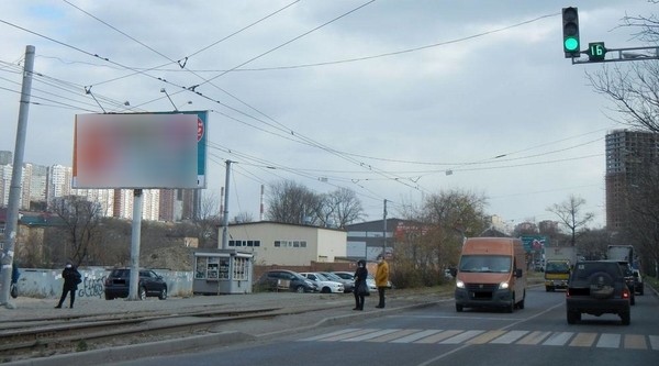 Фотография рекламного носителя, тип: Билборд 3x6, адрес: Борисенко ул., д.10/7, Владивосток, Приморский край, Россия. Сторона Б №767196