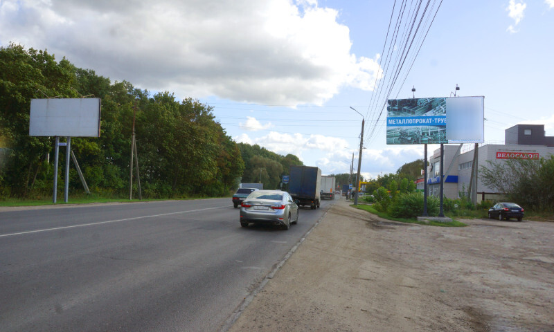 Фотография рекламного носителя, тип: Билборд 3x6, адрес: Новомосковское ш., д.60, Тула, Тульская область, Россия. Сторона A №806019