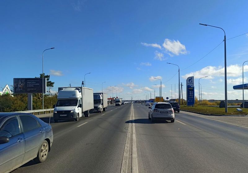 Фотография рекламного носителя, тип: Билборд 3x6, адрес: Тобольский тракт, д.101, Тюмень, Тюменская область, Россия. Сторона B №953900