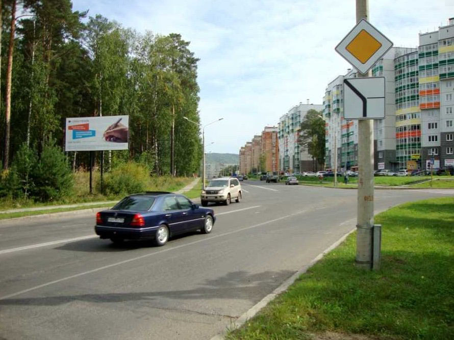 Фотография рекламного носителя, тип: Билборд 3x6, адрес: Железногорск г., 60-лет ВЛКСМ ул., д.48Б, Красноярск, Красноярский край, Россия. Сторона Б №745110