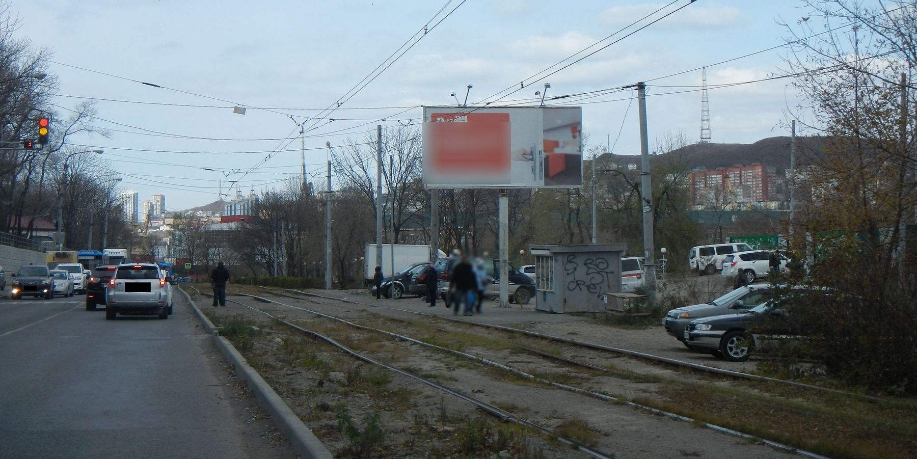 Фотография рекламного носителя, тип: Билборд 3x6, адрес: Борисенко ул., д.10/7, Владивосток, Приморский край, Россия. Сторона А №767195