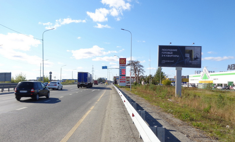 Фотография рекламного носителя, тип: Билборд 3x6, адрес: Тобольский тракт, д.103, Тюмень, Тюменская область, Россия. Сторона A1-A3 №953901