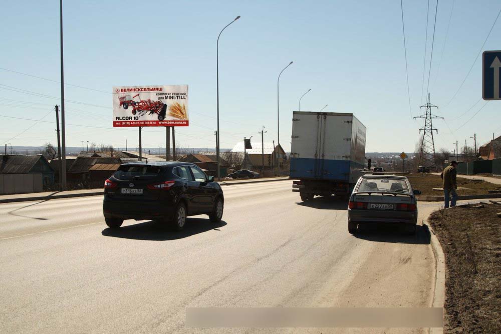 Фотография рекламного носителя, тип: Билборд 3x6, адрес: 3-й Бурмистрова пр-зд., д.4, Пенза, Пензенская область, Россия. Сторона В №741587