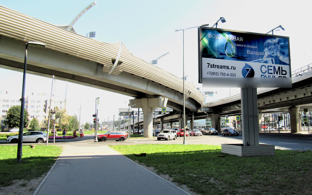 Фотография рекламного носителя, тип: Билборд 3x6, адрес: Планерная ул., д.1, Санкт-Петербург, Россия. Сторона B №649404