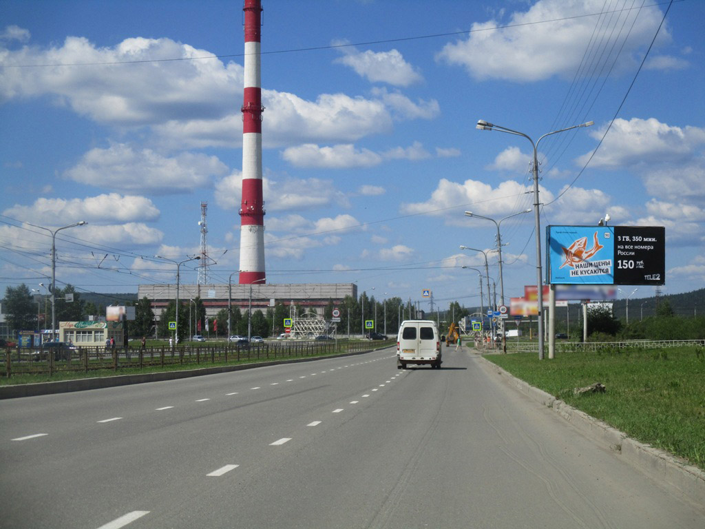 Фотография рекламного носителя, тип: Билборд 3x6, адрес: Октябрьский пр-т., д.2, Нижний Тагил, Свердловская область, Россия. Сторона A №484552