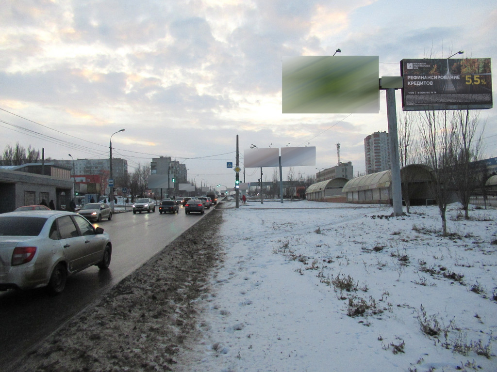 Фотография рекламного носителя, тип: Билборд 3x6, адрес: Землячки ул., д.48, напротив, Волгоград, Волгоградская область, Россия. Сторона A2 №1000478
