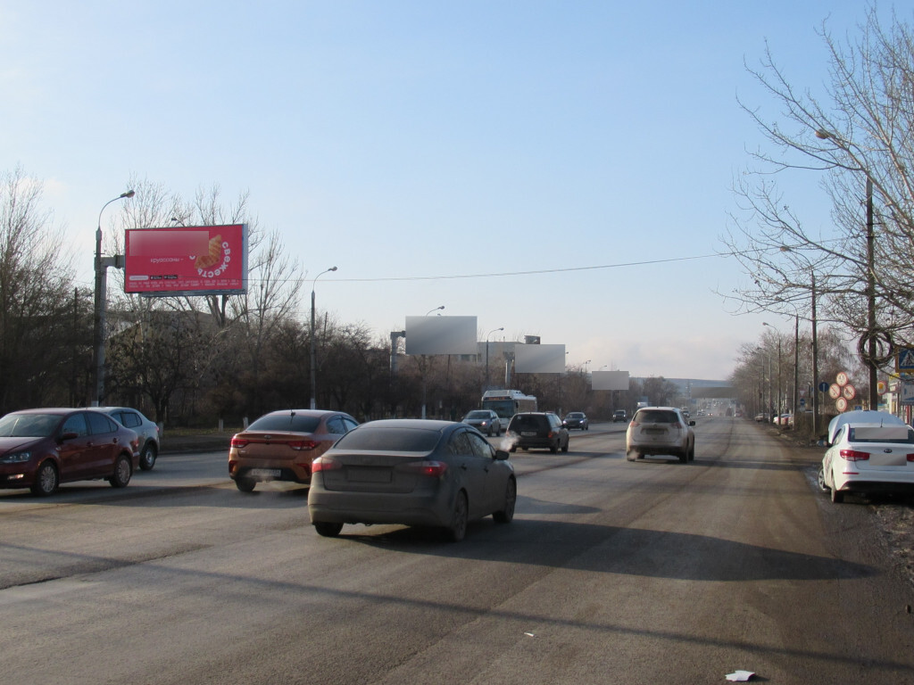 Фотография рекламного носителя, тип: Билборд 3x6, адрес: Героев Сталинграда пр-т. Х Пролетарская ул., д.88, Волгоград, Волгоградская область, Россия. Сторона Б №1000526