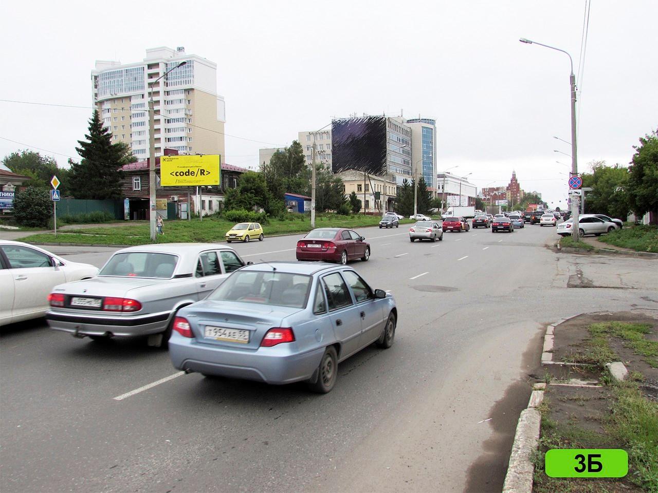Фотография рекламного носителя, тип: Билборд 3x6, адрес: Маршала Жукова ул., д.5 Х Омская ул., Омск, Омская область, Россия. Сторона Б №419216