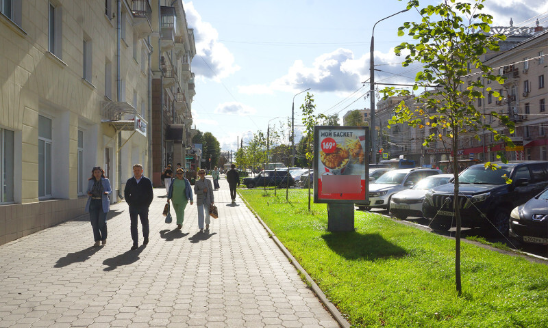 Фотография рекламного носителя, тип: Ситиформат 1.8x1.2, адрес: Ленина пр-т., д. 63, Тула, Тульская область, Россия. Сторона B №1056595