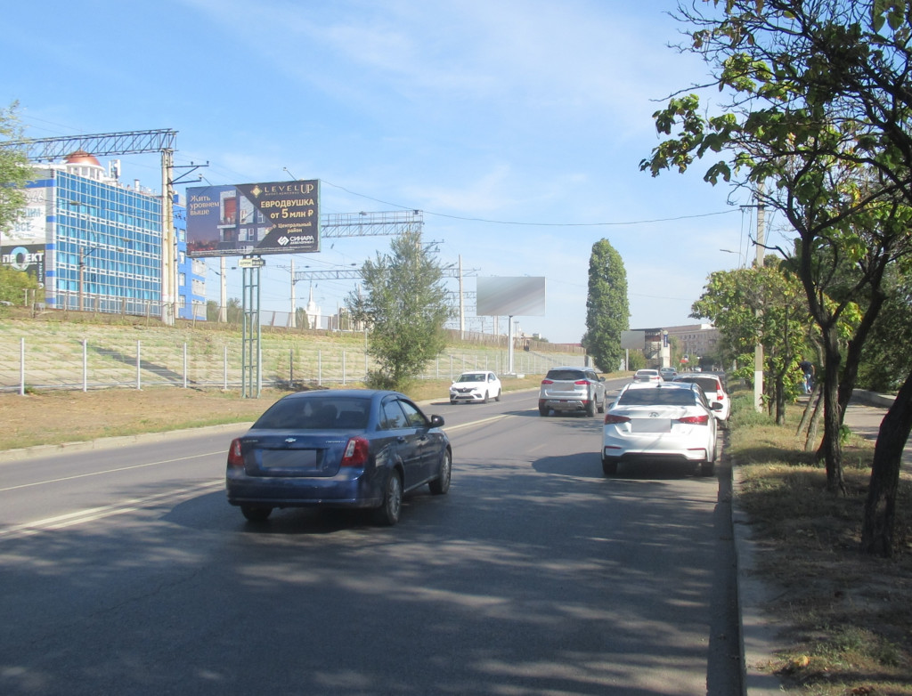 Фотография рекламного носителя, тип: Билборд 3x6, адрес: Глубокоовражная ул., 100м до поворота на Краснознаменскую ул, Волгоград, Волгоградская область, Россия. Сторона Б №596155