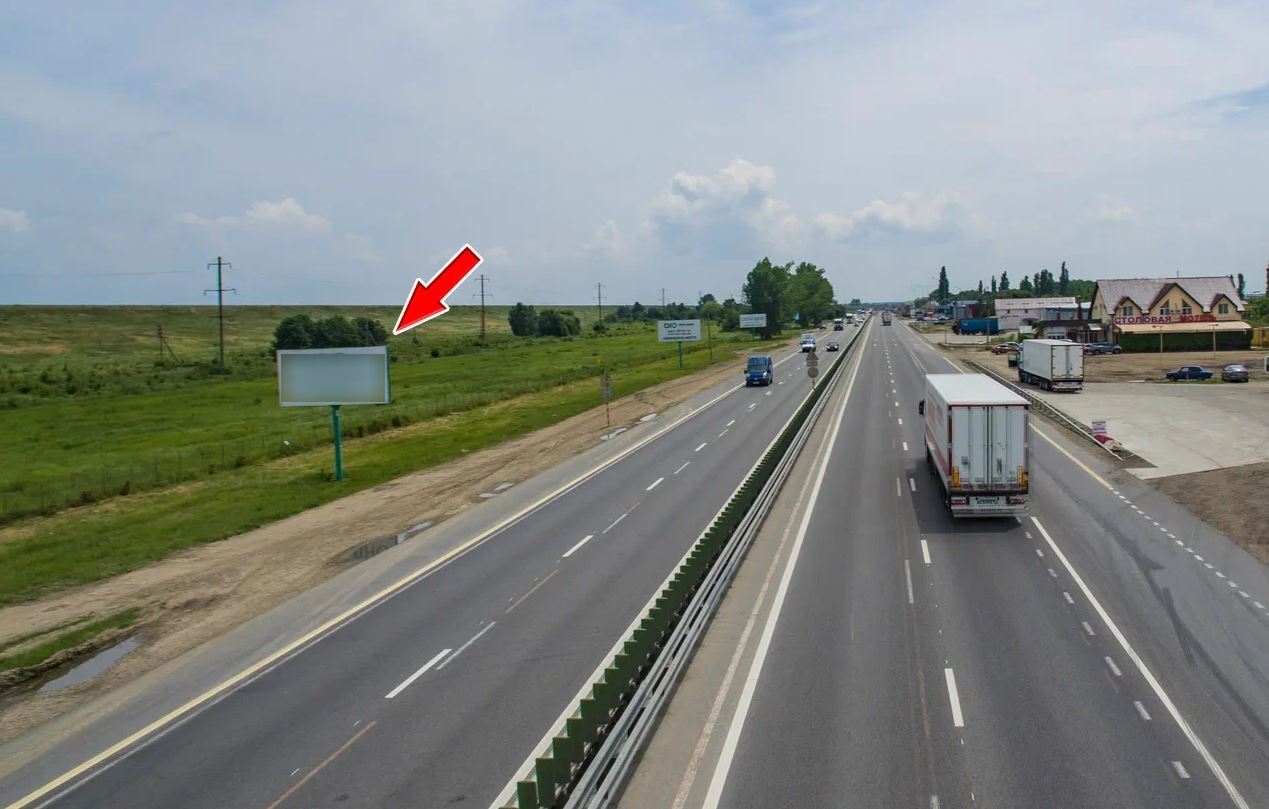 Фотография рекламного носителя, тип: Билборд 3x6, адрес: М-4 Дон а/д, 1344 650м, Краснодар, Краснодарский край, Россия. Сторона Б №602469