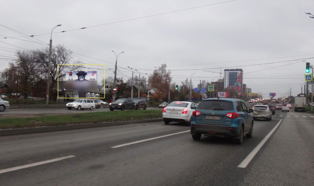 Фотография рекламного носителя, тип: Билборд 3x6, адрес: Ленина ул. Х Халтурина ул., д.2б, Ижевск, Республика Удмуртия, Россия. Сторона B №785696