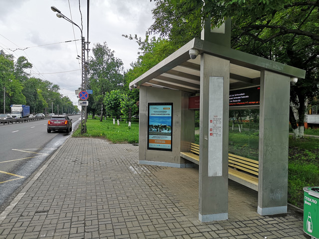 Фотография рекламного носителя, тип: Остановка, адрес: Московское ш., ост. Вторчермета ул., Нижний Новгород, Нижегородская область, Россия. Сторона A+B №869964