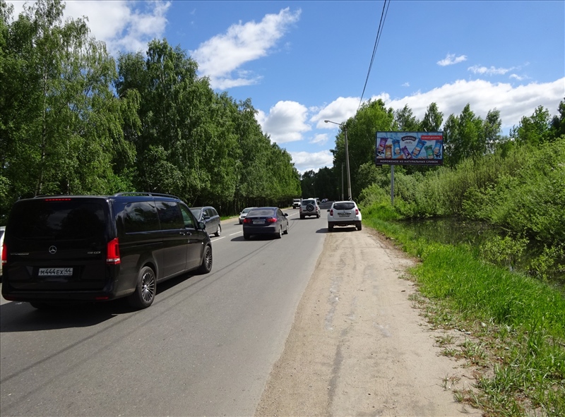 Фотография рекламного носителя, тип: Билборд 3x6, адрес: Кинешемское ш., в районе ЦРБ, Кострома, Костромская область, Россия. Сторона А №636680