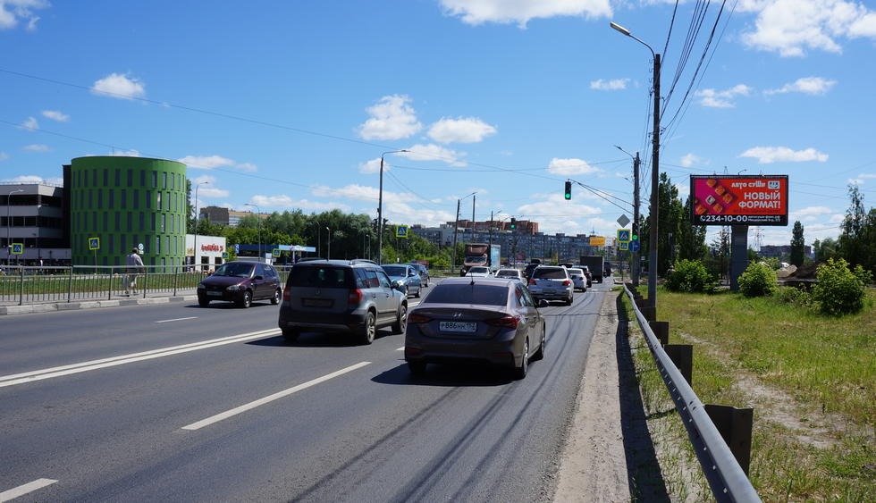 Фотография рекламного носителя, тип: Билборд 3x6, адрес: Бурнаковская ул. X Народная ул., ЖК Бурнаковкий, Нижний Новгород, Нижегородская область, Россия. Сторона A1-A10 №768957