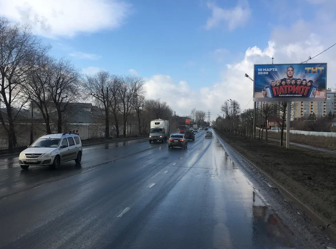Фотография рекламного носителя, тип: Билборд 3x6, адрес: Тэцевская ул., д.5Б, Казань, Республика Татарстан, Россия. Сторона А1-А3 №654305