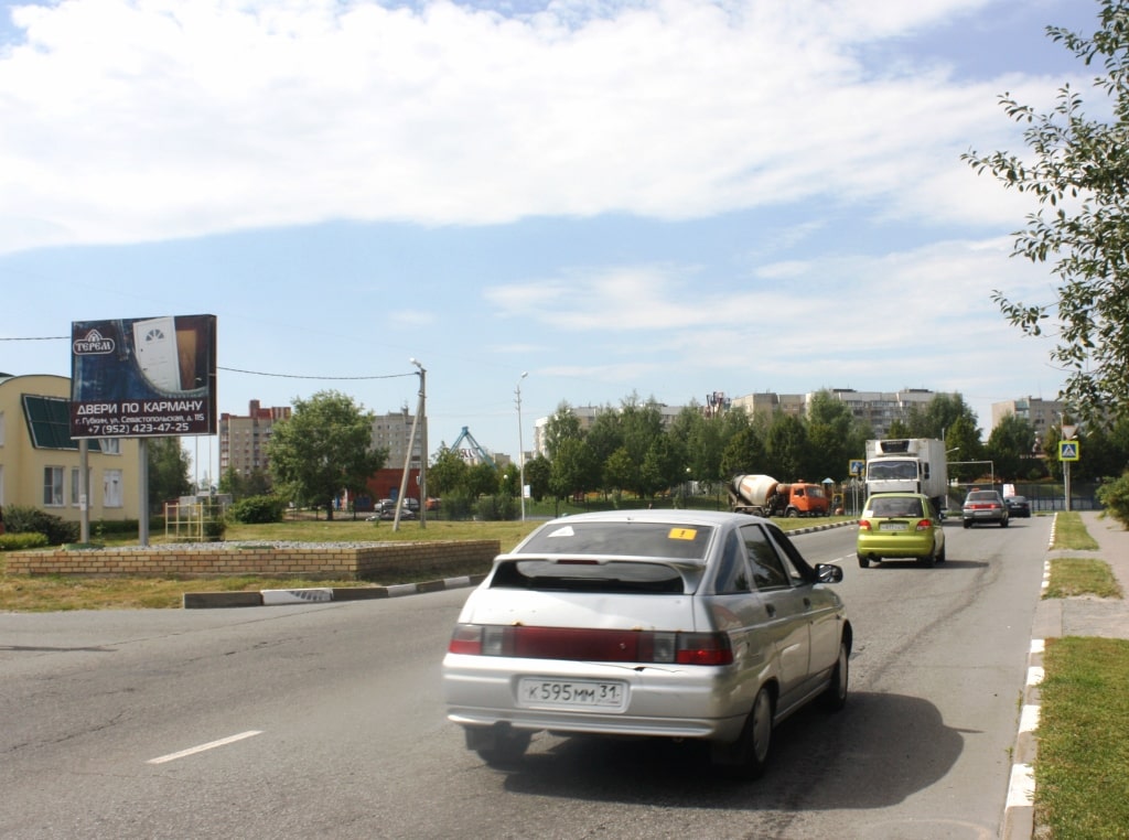 Фотография рекламного носителя, тип: Билборд 3x4, адрес: Свердлова ул., д.19, Губкин, Белгородская область, Россия. Сторона B №1010366