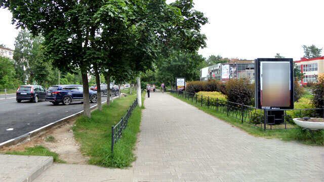 Фотография рекламного носителя, тип: Ситиформат 1.8x1.2, адрес: 62 мкр., 60-лет Победы сквер, поз.2, Егорьевск, Московская область, Россия. Сторона А №870519