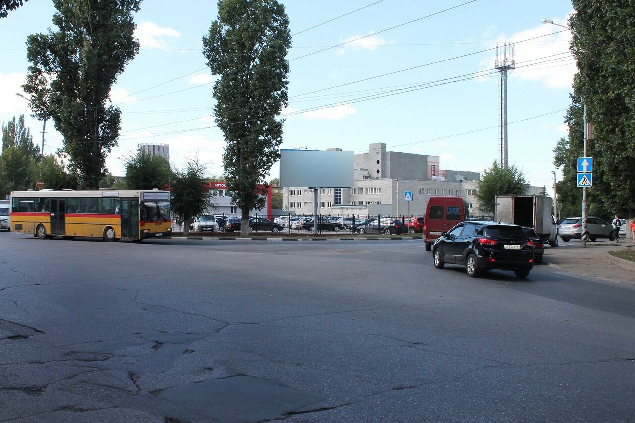 Фотография рекламного носителя, тип: Билборд 3x6, адрес: Планерная ул. Х Жуковского ул., Саратов, Саратовская область, Россия. Сторона А2 №717965