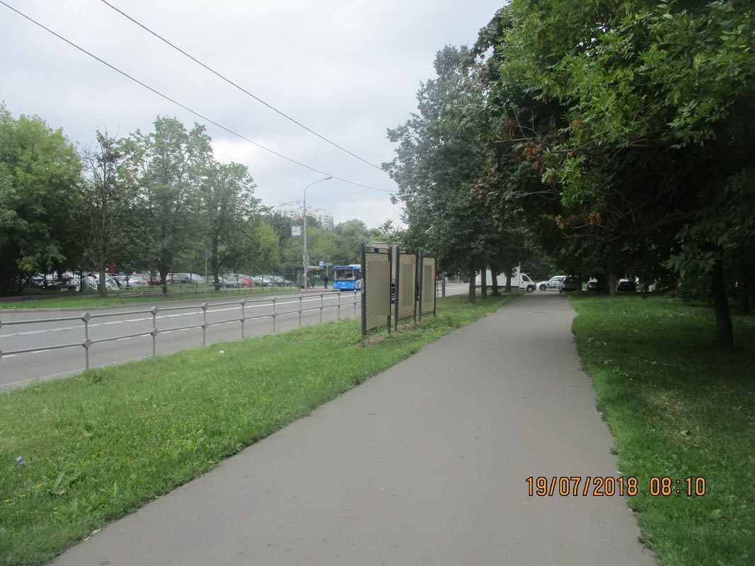 Фотография рекламного носителя, тип: Афиша 1.75x1.8, адрес: Фестивальная ул., д.51, поз.2, стенд 1, Москва, Россия. Сторона А2 №866577