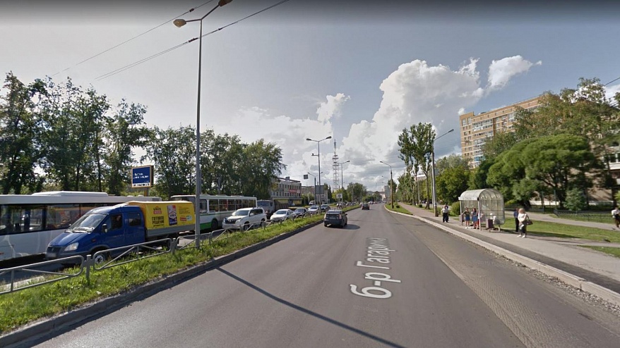 Фотография рекламного носителя, тип: Ситиборд 2.7x3.7, адрес: Гагарина б-р., д.86, Пермь, Пермский край, Россия. Сторона B №759129