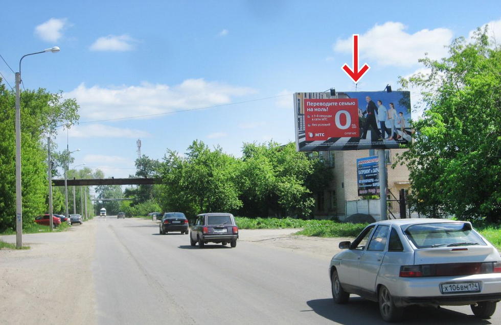 Фотография рекламного носителя, тип: Билборд 3x6, адрес: Суворова ул., д.27, Чебаркуль, Челябинская область, Россия. Сторона А №377777