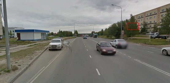 Фотография рекламного носителя, тип: Билборд 3x6, адрес: Декабристов ул., 6 мкр-н., рядом с ТЦ Эмдер, Нягань, Ханты-Мансийский автономный округ – Югра, Россия. Сторона А №853822