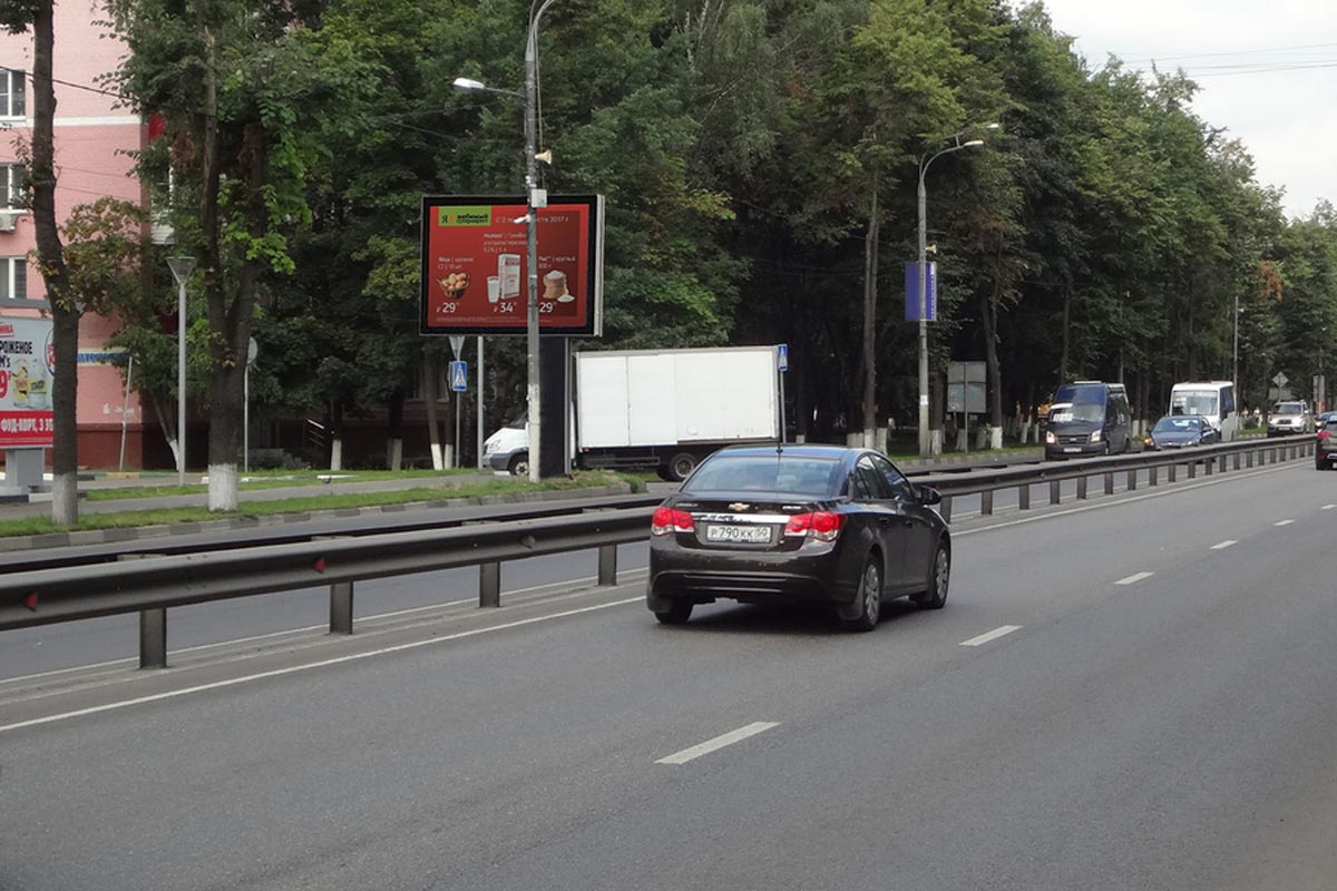 Фотография рекламного носителя, тип: Ситиборд 2.7x3.7, адрес: Октябрьский пр-т., д.362, Люберцы, Московская область, Россия. Сторона В №701537