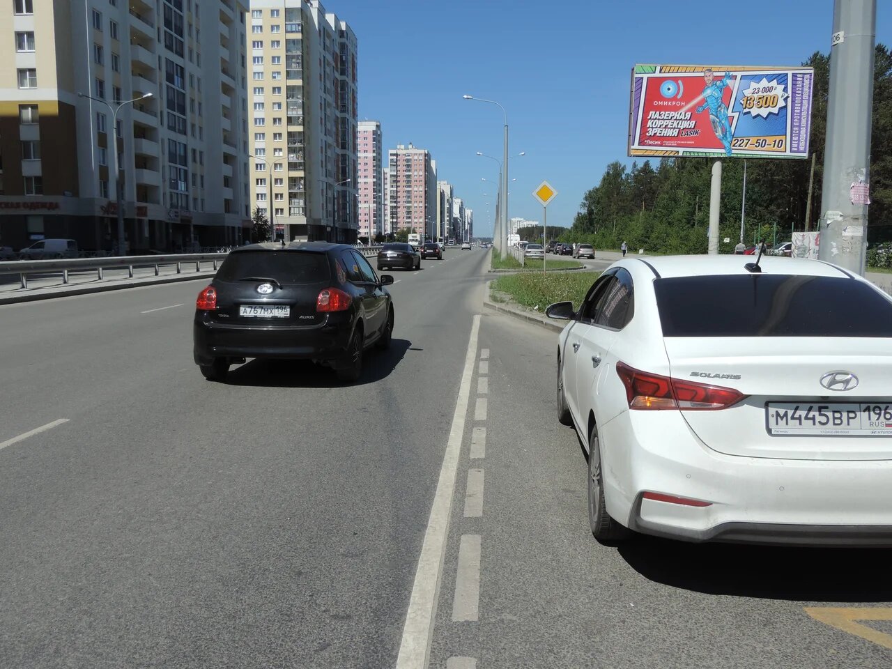 Фотография рекламного носителя, тип: Билборд 3x6, адрес: Краснолесья ул., д.93, Екатеринбург, Свердловская область, Россия. Сторона А №953444