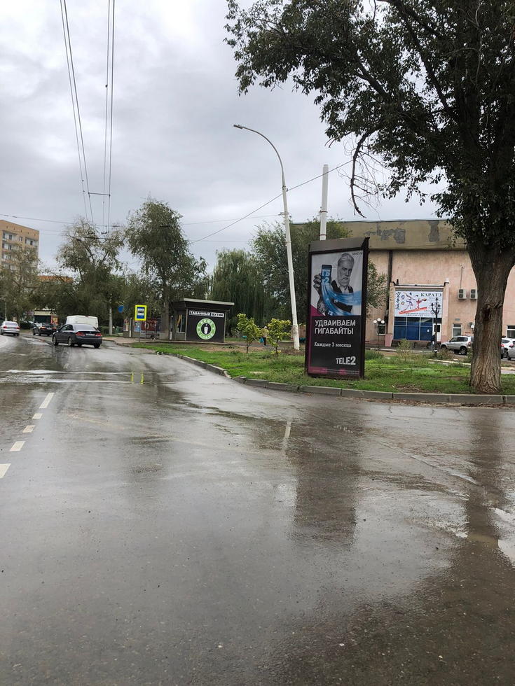 Фотография рекламного носителя, тип: Пиллар 3x1.4, адрес: Великой победы б-р., д.1 Х Энтузиастов ул., Волгодонск, Ростовская область, Россия. Сторона А №1034951