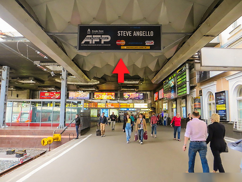 Фотография рекламного носителя, тип: Нестандартный ситиформат, адрес: Невский пр-т., д.85, платформа №5, поз.1, Санкт-Петербург, Россия. Сторона Б №987349