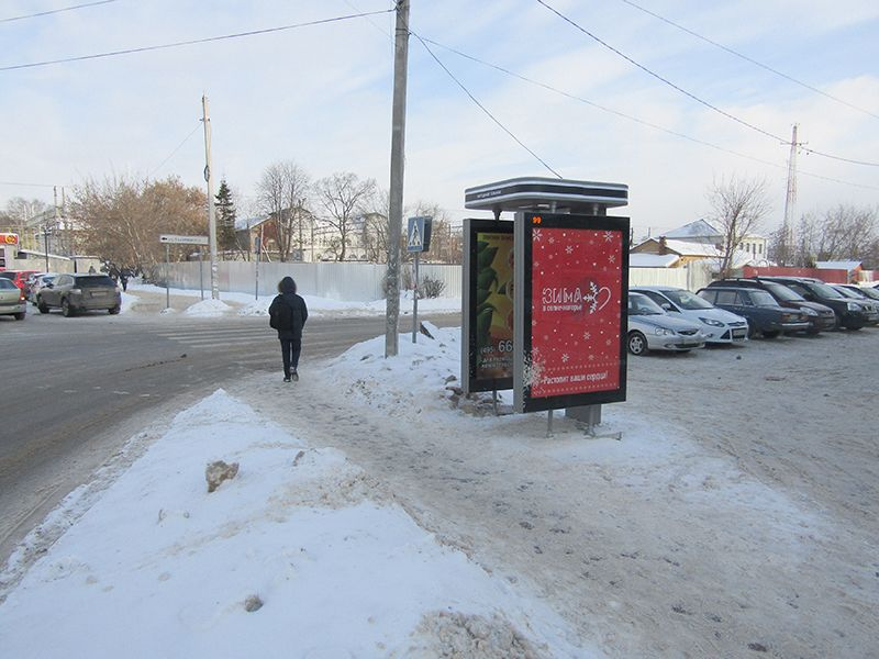 Фотография рекламного носителя, тип: Ситиформат 1.8x1.2, адрес: Обуховская ул., стр.2, Солнечногорск, Московская область, Россия. Сторона A1 №720122