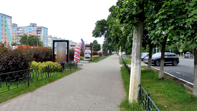 Фотография рекламного носителя, тип: Ситиформат 1.8x1.2, адрес: 62 мкр., 60-лет Победы сквер, поз.2, Егорьевск, Московская область, Россия. Сторона Б №870520