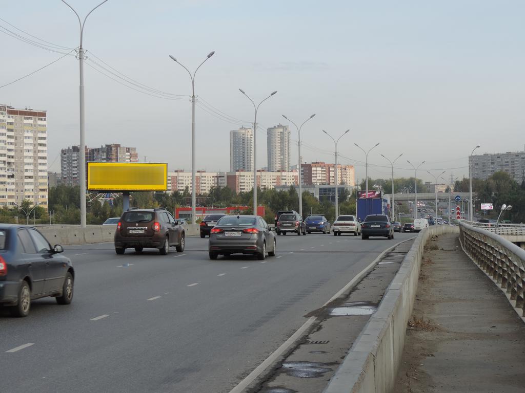 Фотография рекламного носителя, тип: Суперсайт 4x12, адрес: Бебеля ул. Х Техническая ул., поз.1, Екатеринбург, Свердловская область, Россия. Сторона B №1006020