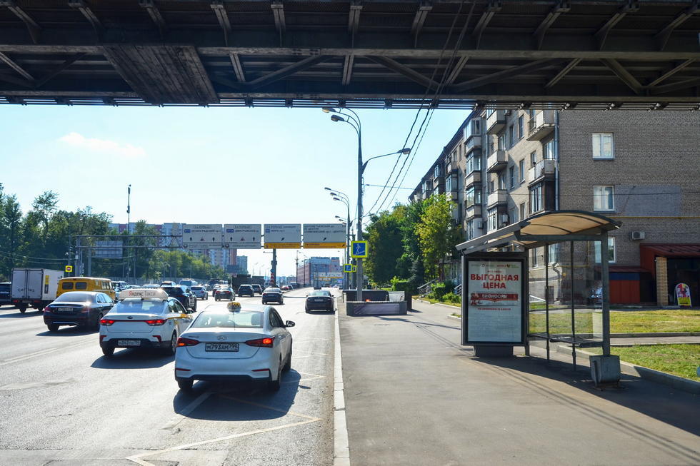 Фотография рекламного носителя, тип: Остановка 1.8x1.2, адрес: Сущевский вал ул. Х Олимпийский пр-т., Москва, Россия. Сторона А №335141