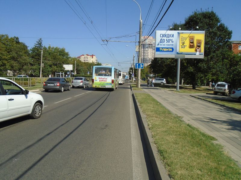 Фотография рекламного носителя, тип: Билборд 3x6, адрес: 40-летия Победы ул., д.48, поз.1, Краснодар, Краснодарский край, Россия. Сторона А №492709