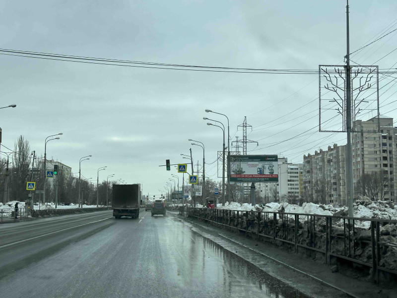 Фотография рекламного носителя, тип: Билборд 3x6, адрес: Демократическая ул., д.30 Х Ташкенская ул., Самара, Самарская область, Россия. Сторона А №789996