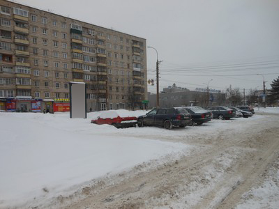 Фотография рекламного носителя, тип: Пиллар 3x1.4, адрес: Воровского ул. Х М. Конева пл., Киров, Кировская область, Россия. Сторона С №632530