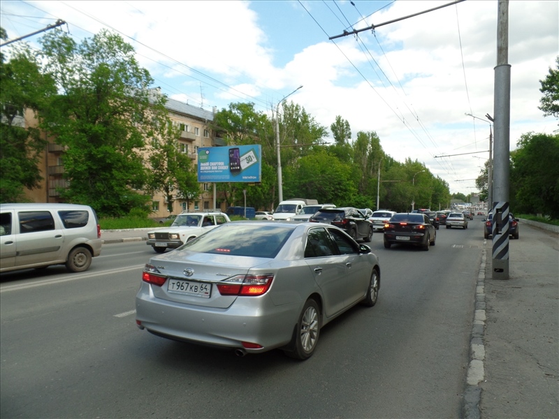Фотография рекламного носителя, тип: Билборд 3x6, адрес: 50 лет Октября пр-т., д.126, Саратов, Саратовская область, Россия. Сторона Б №819362