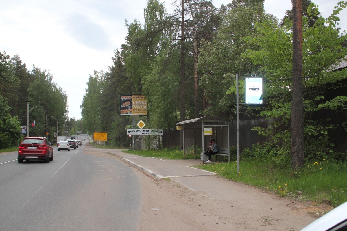 Фотография рекламного носителя, тип: Ситиборд 2.7x3.7, адрес: Колтушское ш., 38 600м X Социалистическая ул., Всеволожск, Ленинградская область, Россия. Сторона А №369401